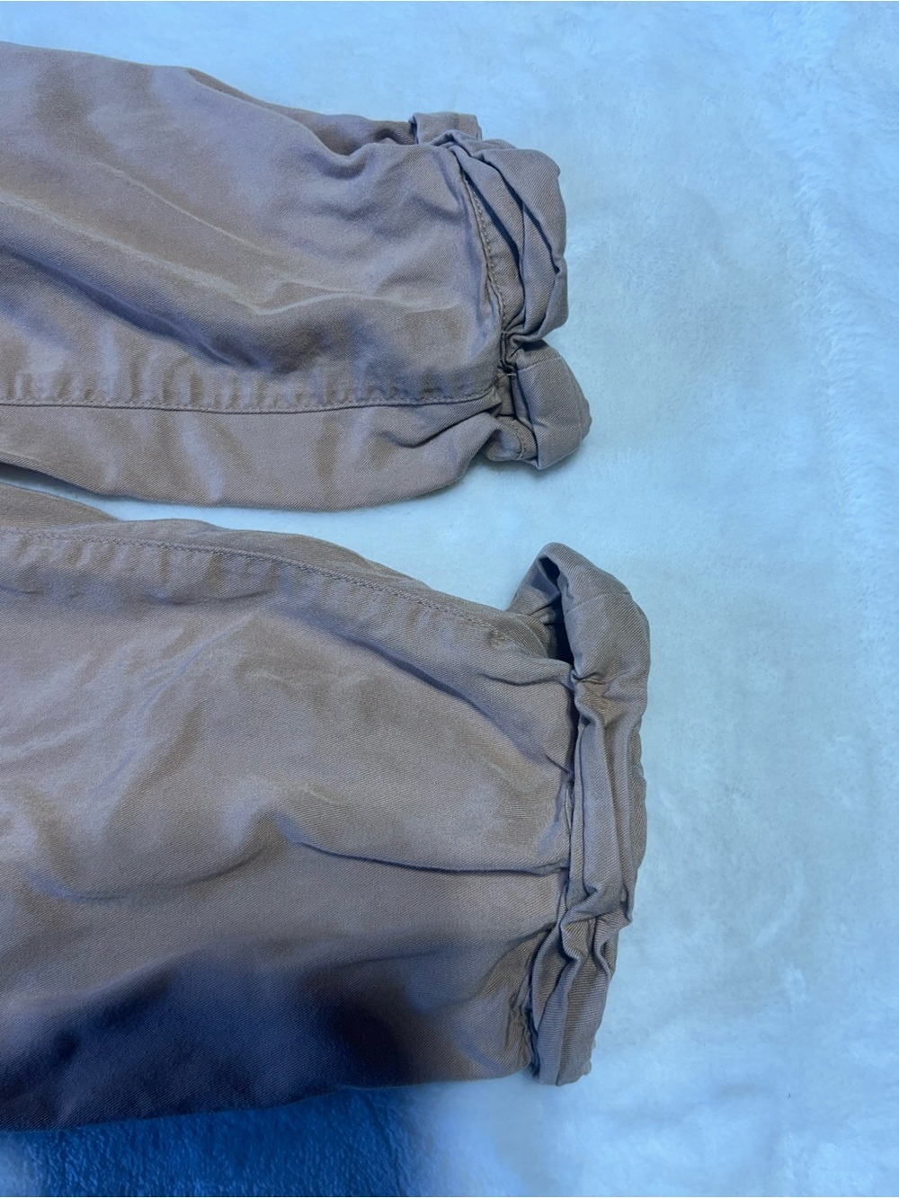 Max Studio Tan Drawstring Jogger Pants - Picture 3 of 4